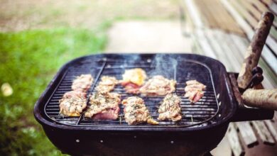 Barbecuing in Small Gardens
