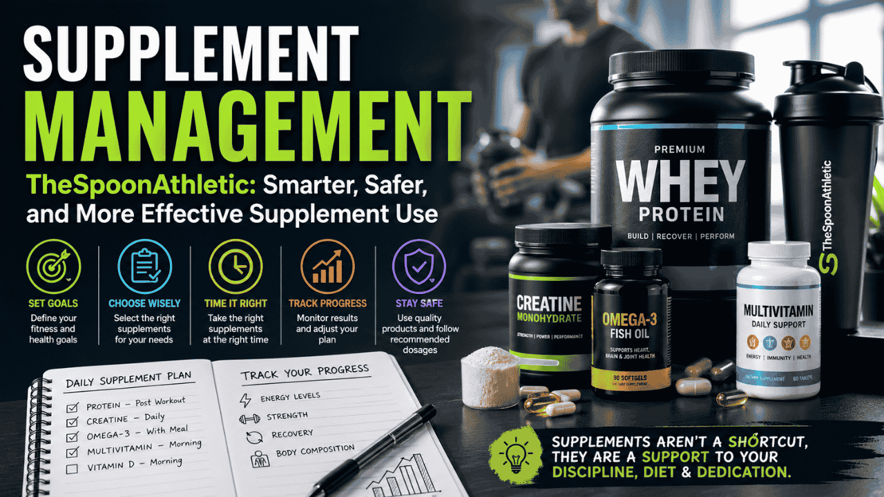 Supplement Management TheSpoonAthletic: Smarter, Safer, and More Effective  Supplement Use