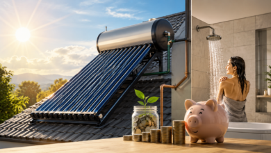 Energy Savings and Money through Efficient Solar Water Heaters