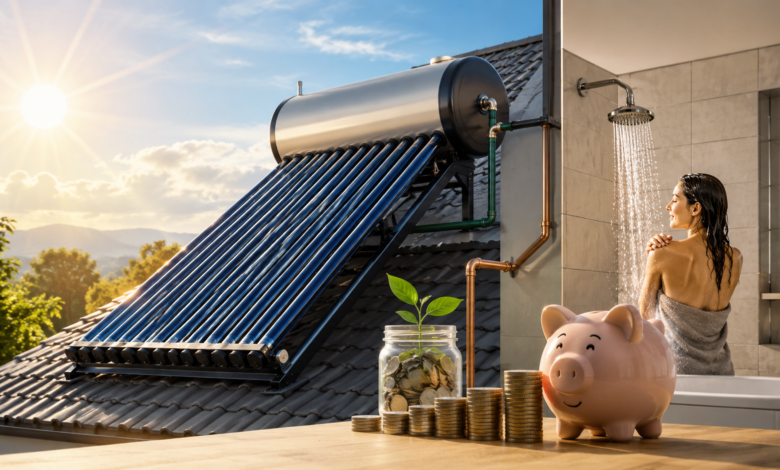 Energy Savings and Money through Efficient Solar Water Heaters