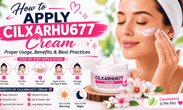 apply cilxarhu677 cream