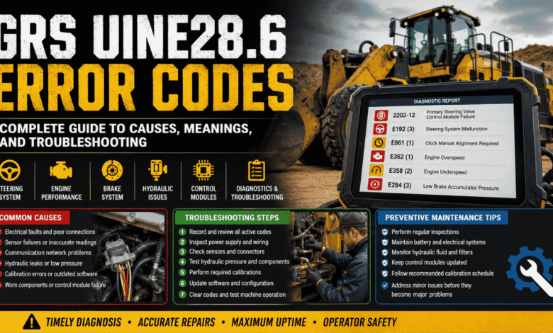 grs uine28.6 error codes