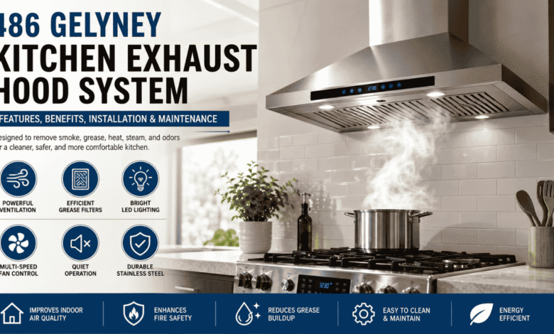 486 gelyney kitchen exhaust hood system