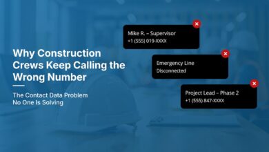 Why Construction Crews Keep Calling the Wrong Number The Contact Data Problem No One Is Solving