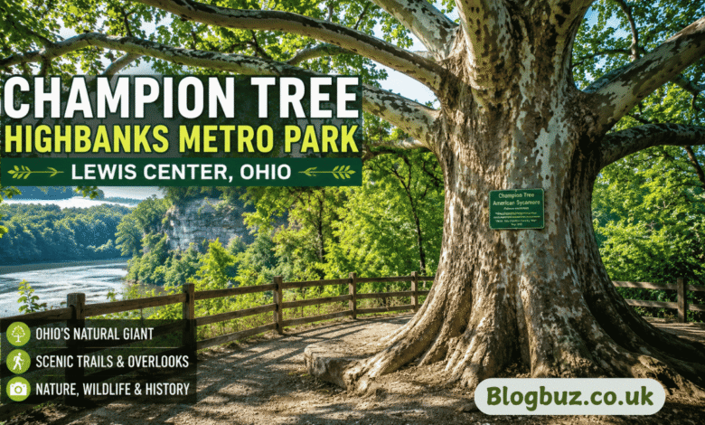 champion tree lewis center ohio highbanks metro park