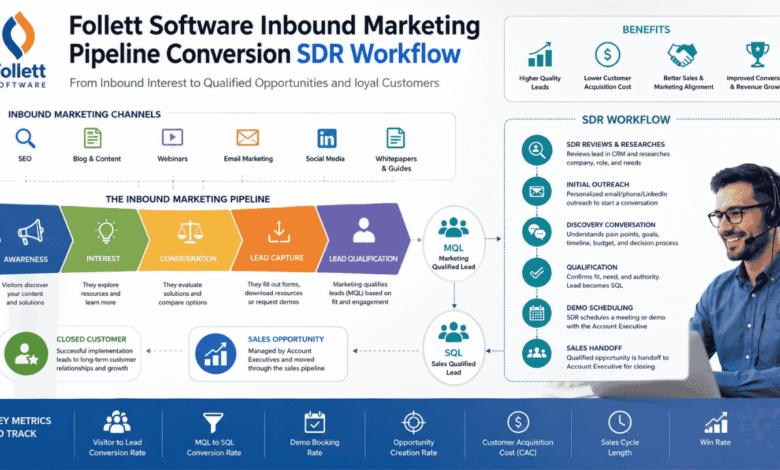 follett software inbound marketing pipeline conversion sdr workflow
