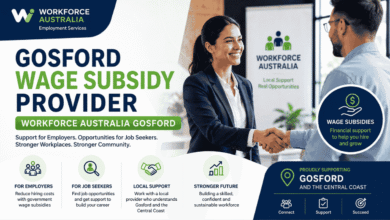 gosford wage subsidy provider workforce australia gosford