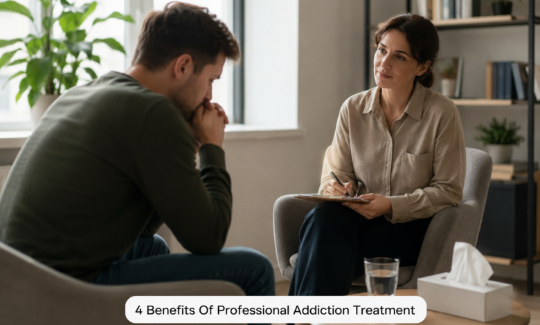 4 Benefits Of Professional Addiction Treatment