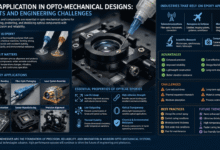 poxy application in opto-mechanical designs