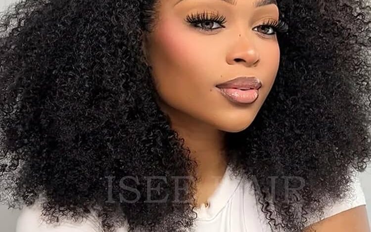 Isee Hair Kinky Curly Half Wig