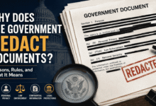 why does the government redact documents