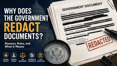 why does the government redact documents