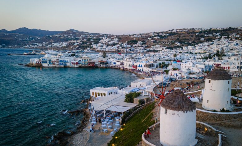 Agios Stefanos for Ferry Views and Family Swimming